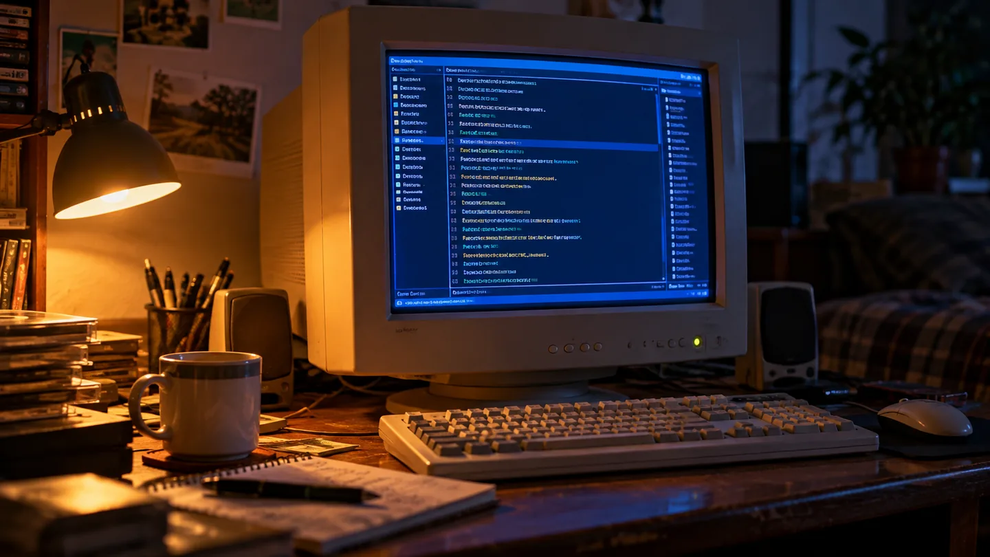 E-Kolay.Net yıllarını çağrıştıran temsili IRC yönetim masası